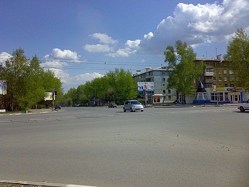 Перекресток ул.Зверева и ул.Свердлова, Ачинск