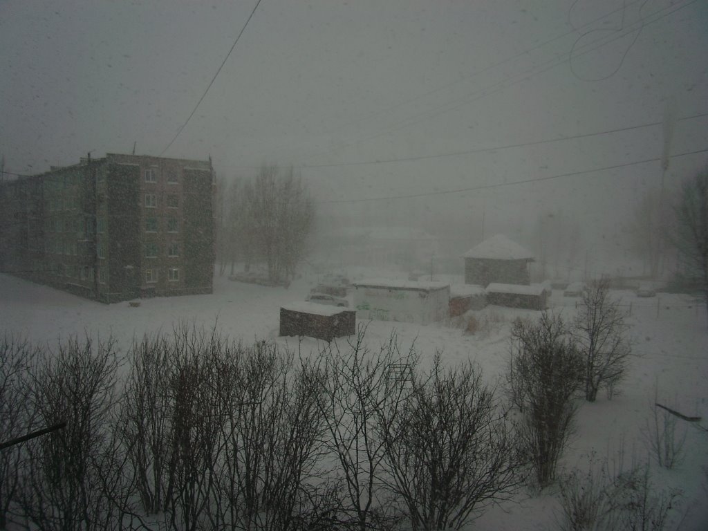 Вид на двор. ЮВР, Ачинск