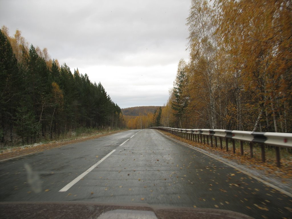 Krasnoyarsk-Abakan road, Балахта