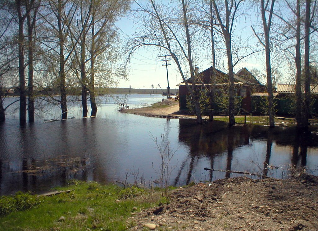 Наводнение 2004, Енисейск
