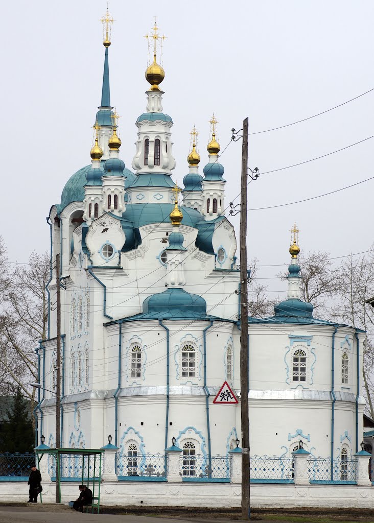 Церковь Успения (Успенская) в г. Енисейске. Заложена 9 сентября 1793г., Енисейск