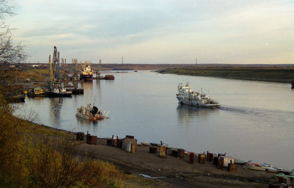 Igarka sea port, Игарка