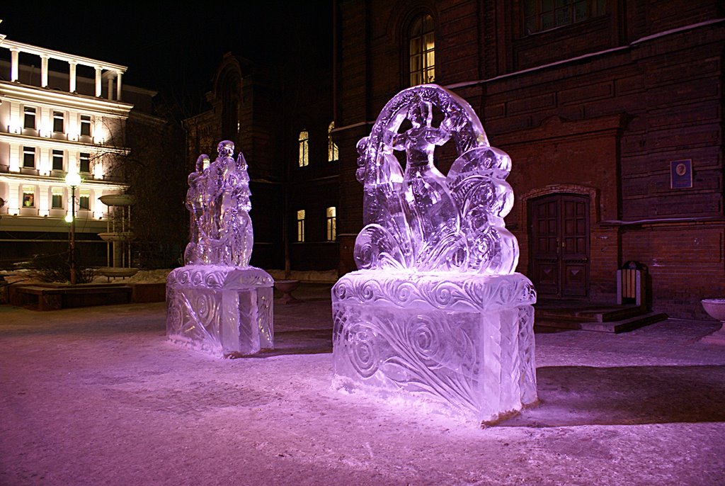 Ледяные скульптуры, Красноярск