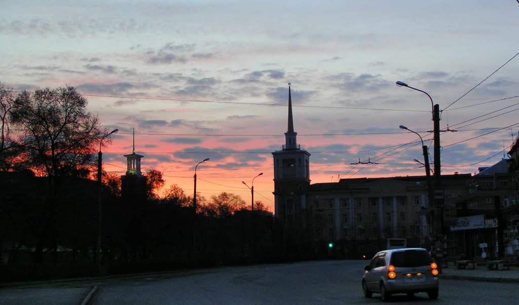 Early morning.. Krasnoiarsk., Красноярск