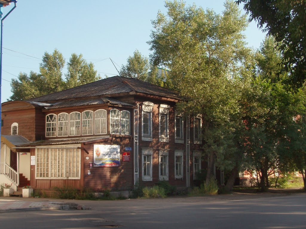 House on Shtabnaya street, Минусинск