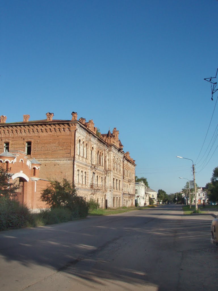 Oktyabrskaya street, Минусинск