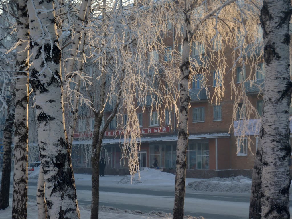 Морозное утро, Назарово