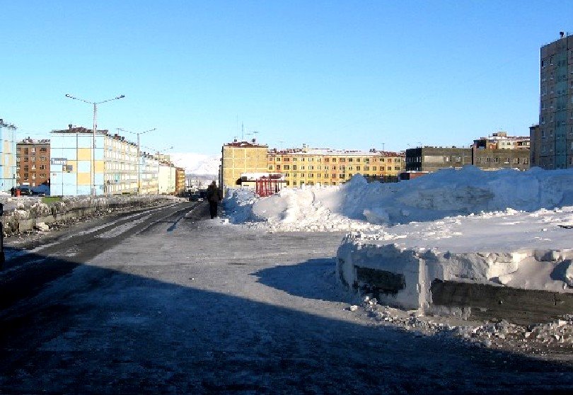 Norilsk in the winter, Russia, Норильск