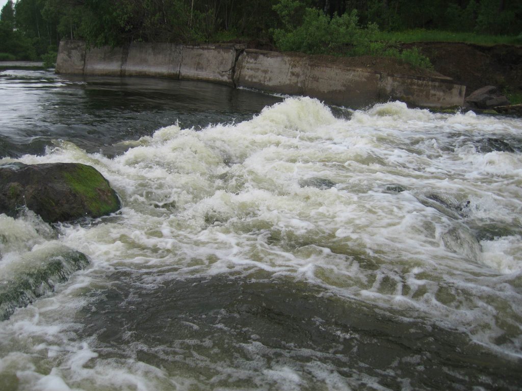 Rapids on the Rybnaya river, Партизанское