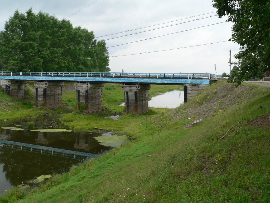 Протока Енисея в Стрелке, Пировское