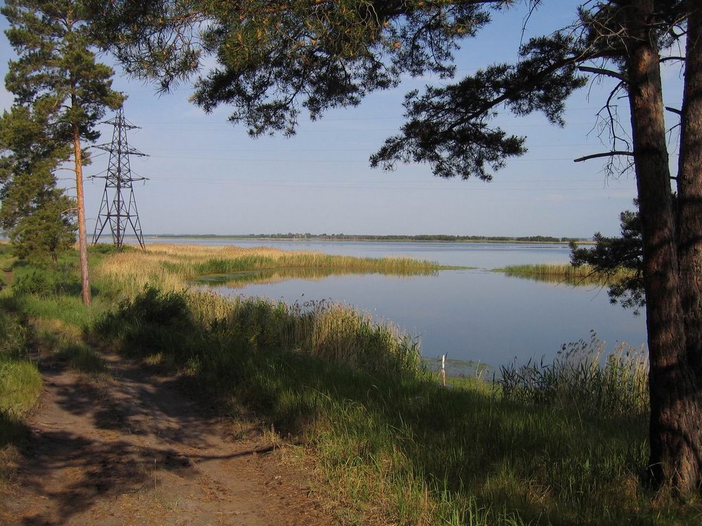 Salty lake, Глядянское