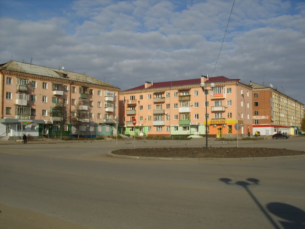 В центре Катайска/ Downtown of Kataysk., Катайск
