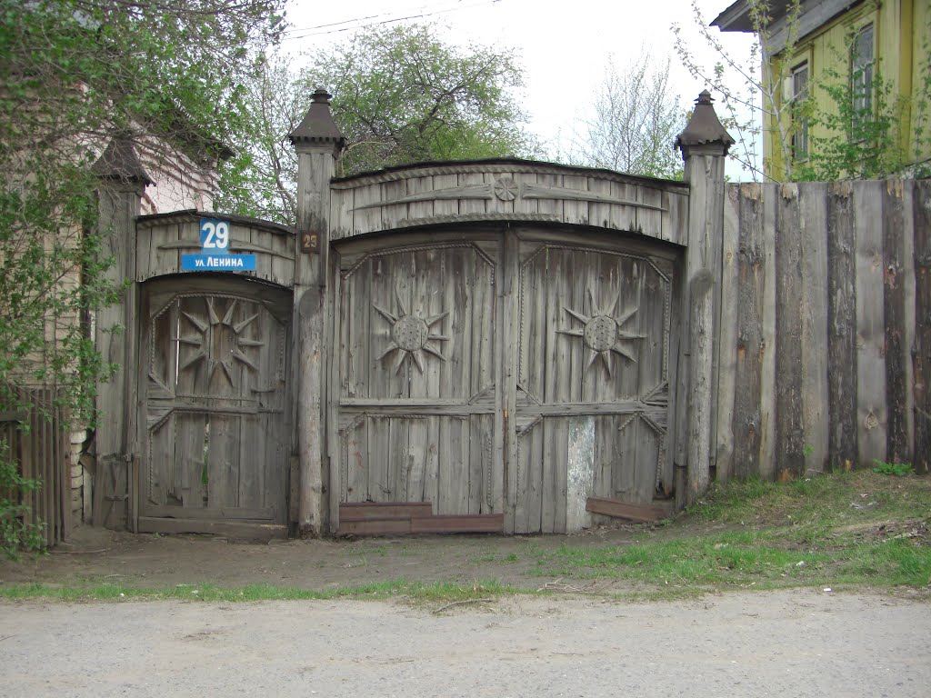 Wooden gates, Куртамыш