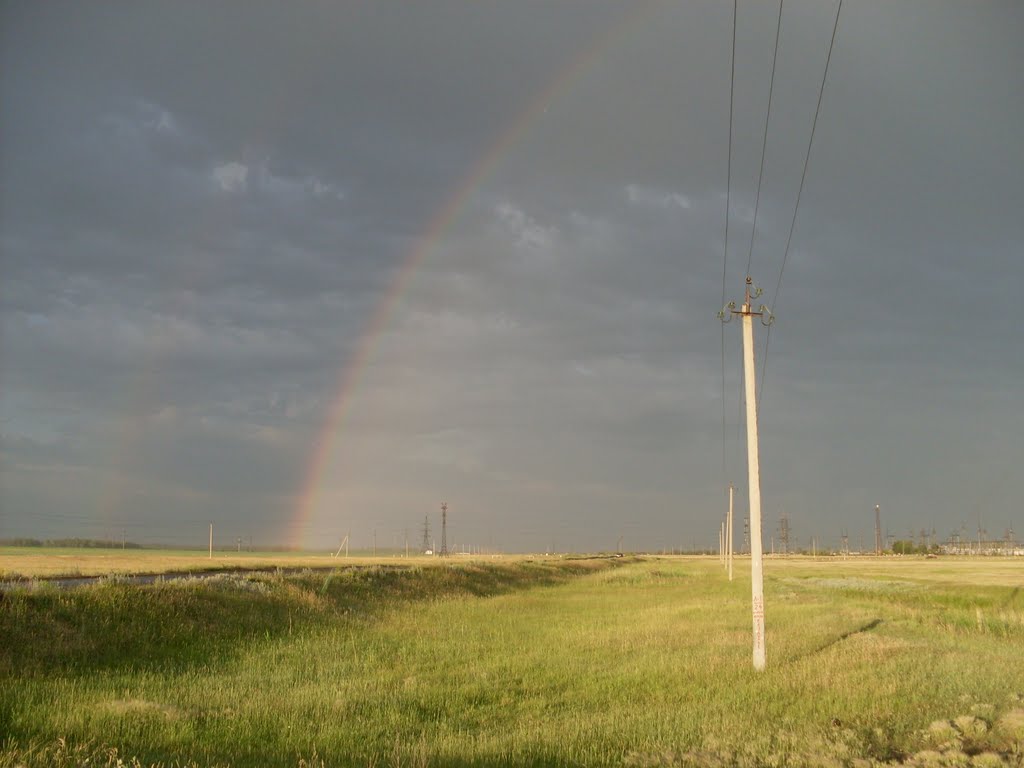 Радуга над подстанцией (Rainbow), Макушино