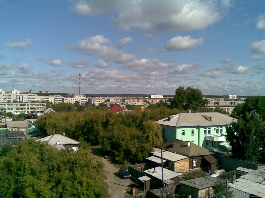 Вид из студенческого общежития ШГПИ, Шадринск