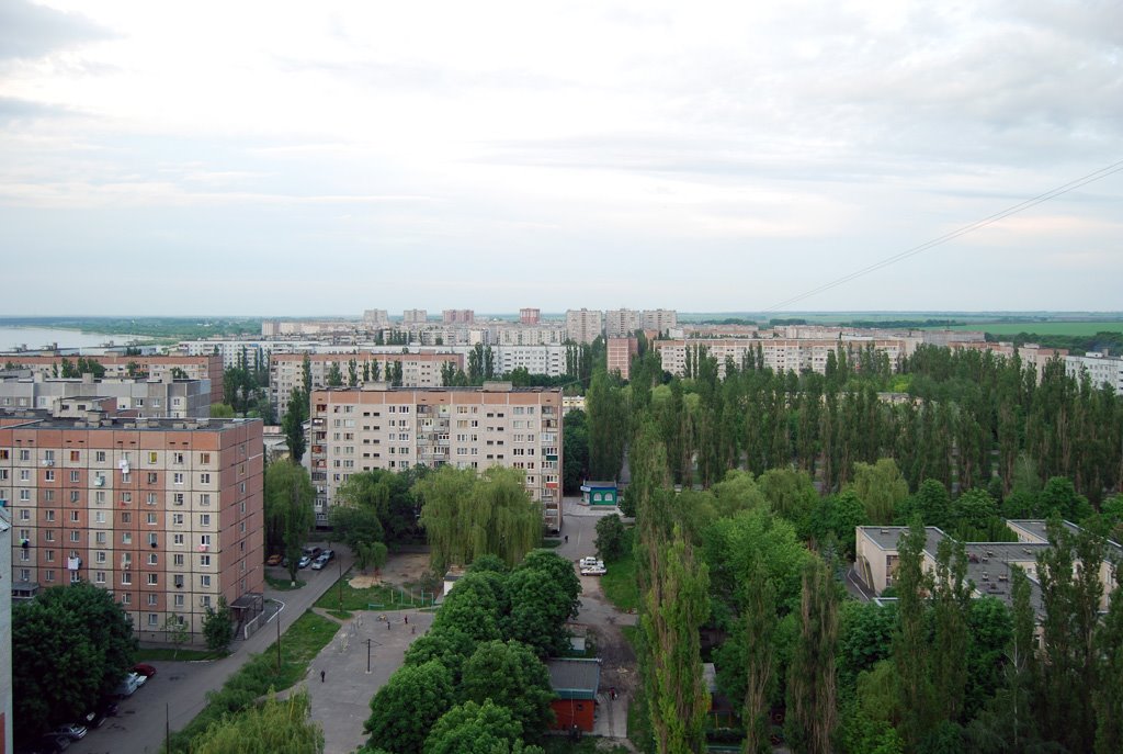 4-й мкр-н - вид с балкона, Курчатов
