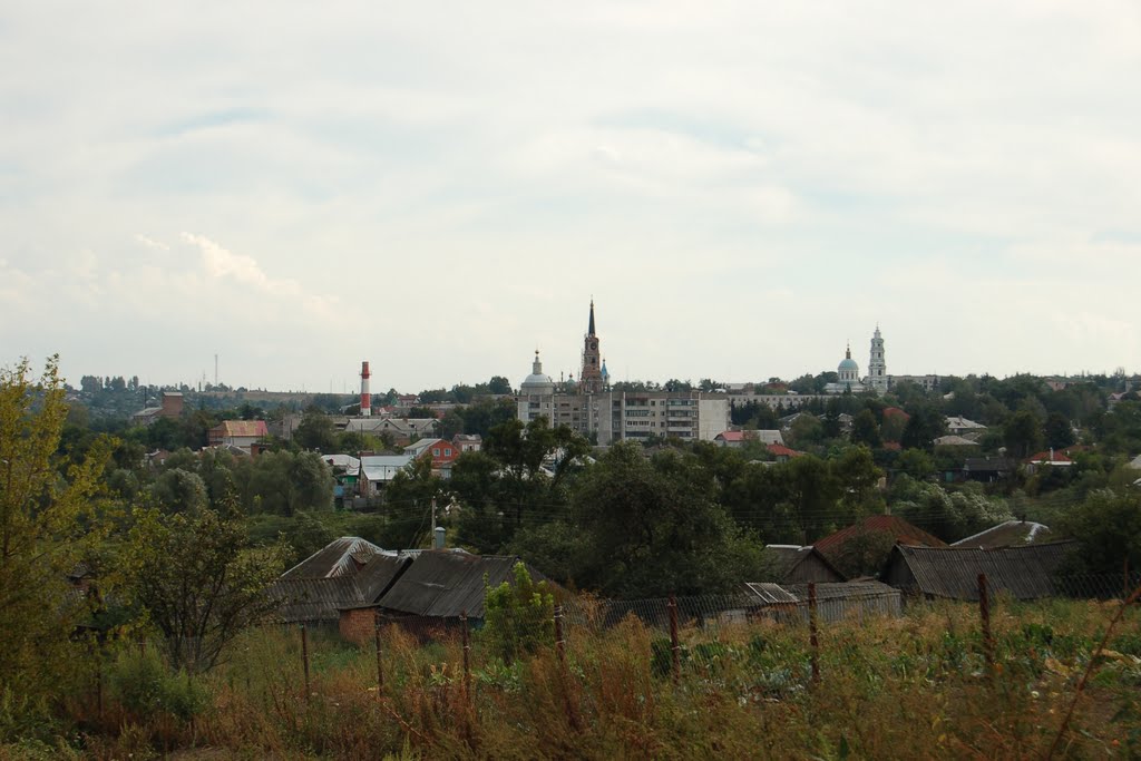 Вид на город от монастыря, Рыльск