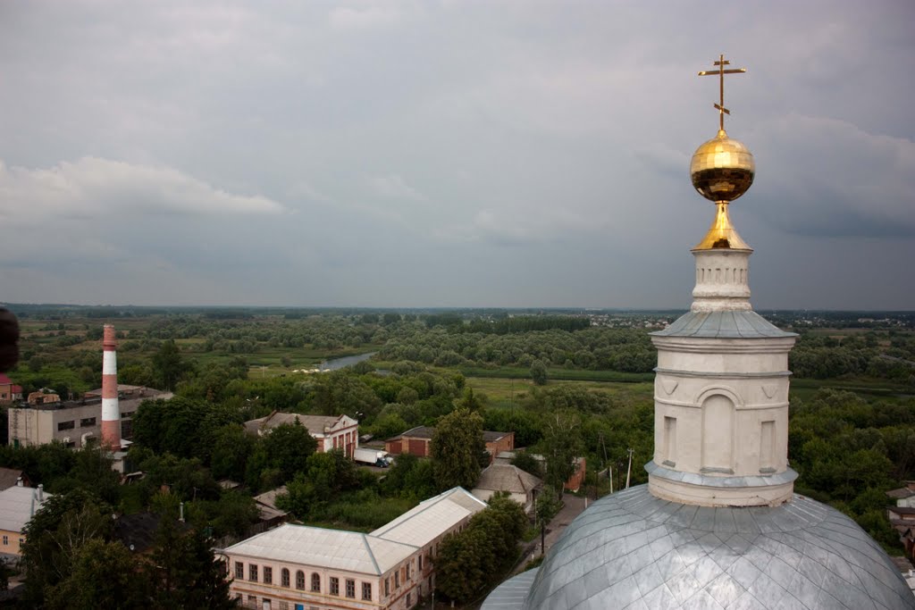 С колокольни Успенского собора, Рыльск
