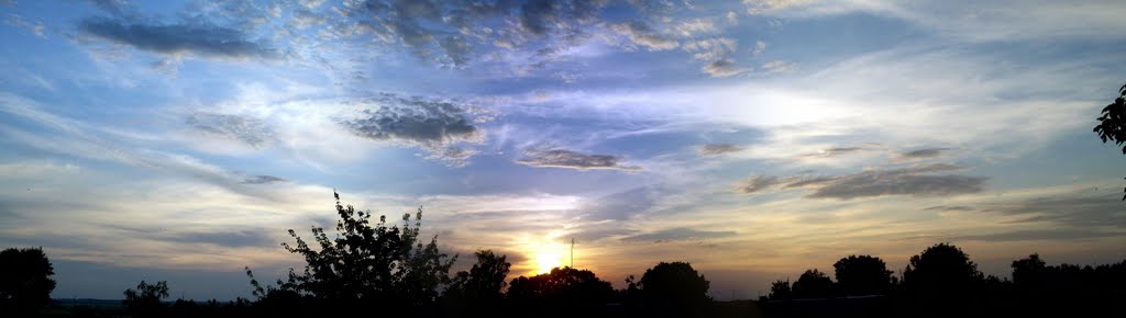 Sunset Закат вид из Тима, Тим
