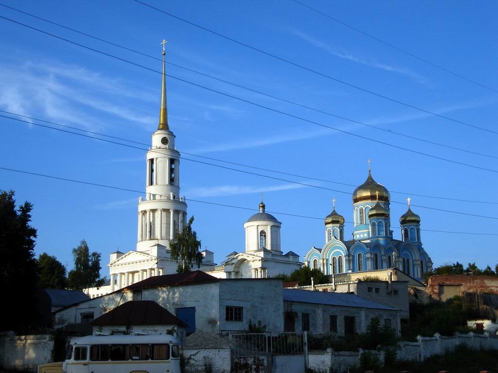 Вид на Монастырь со стороны Парка, Задонск