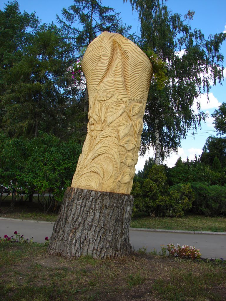 Художественная резьба по целому дереву, Липецк