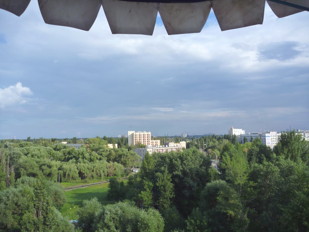 Липецк. Вид с колеса обозрения - Lipetsk. View from Ferris wheel, Липецк