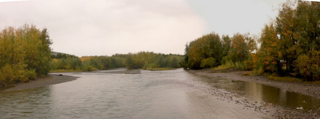 Omchikchan river, Омсукчан