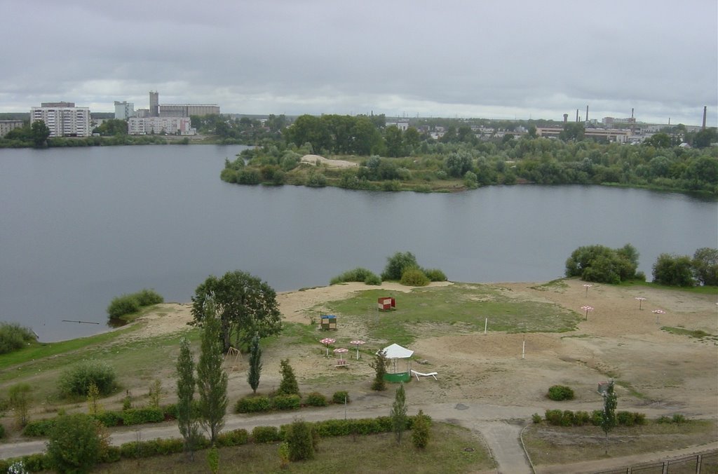 a river Kokshaga in Йошка́р-Ола́, Йошкар-Ола