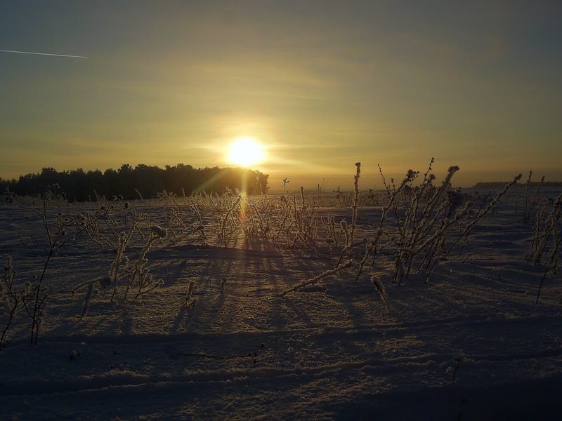 Холодный зимний вечер / Cold winter evening, Козьмодемьянск