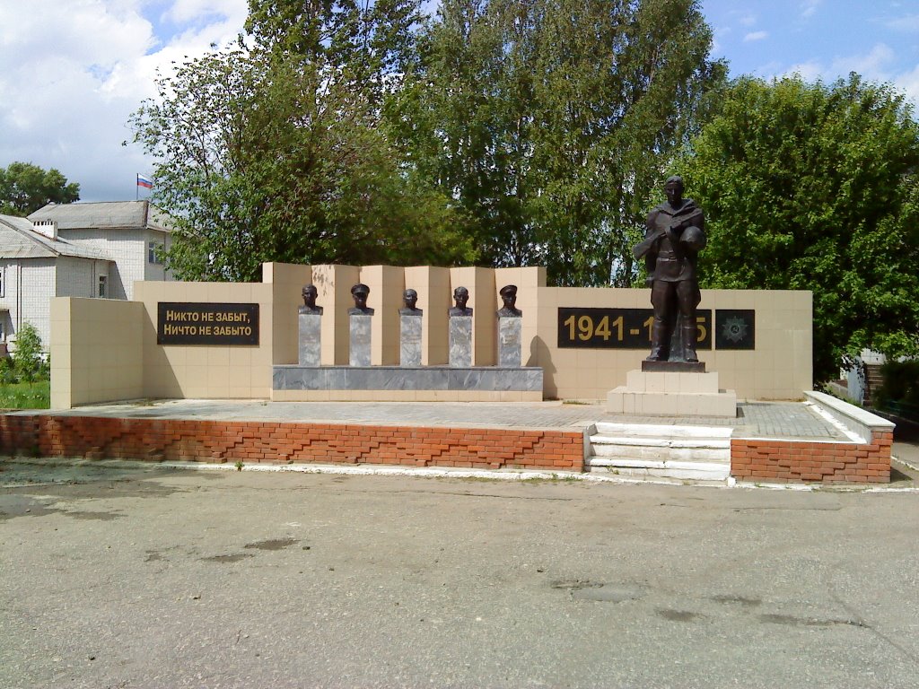 Monument to soldiers of the Great Patriotic War, Новый Торьял