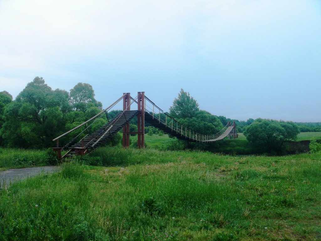 Повесной мост через р. Парца, Зубова Поляна