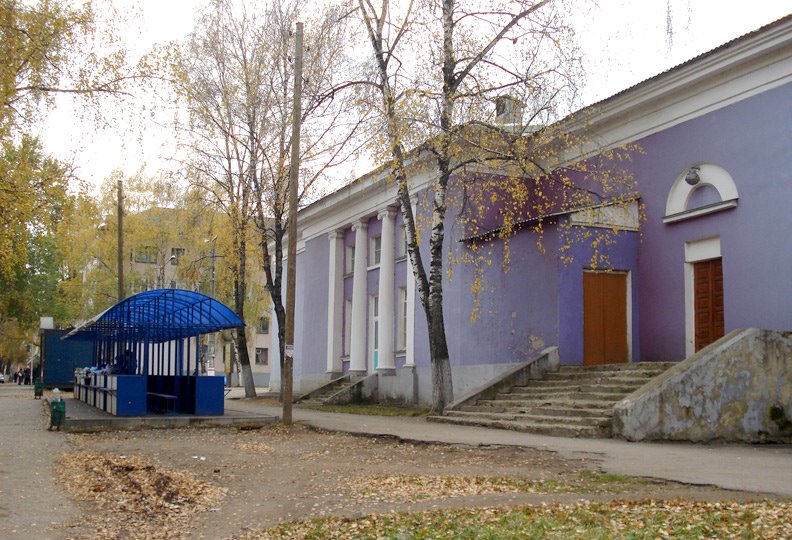 Вид на Детский центр Театра и Кино "Крошка" (бывший кинотеатр "Мордовия") с правой стороны, Саранск