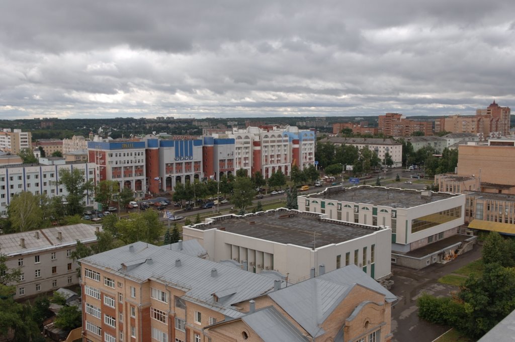 Saransk, view on Kommunisticheskaya st., Саранск