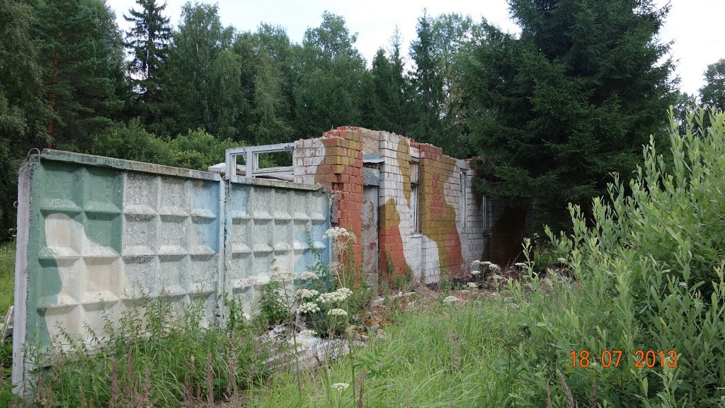 разрушенный кпп, Архангельское