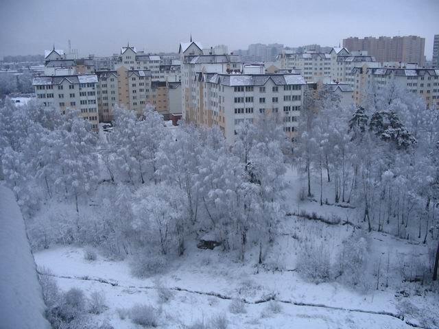 winter in Vidnoe, Видное