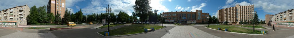 Площадь, панорама, Воскресенск