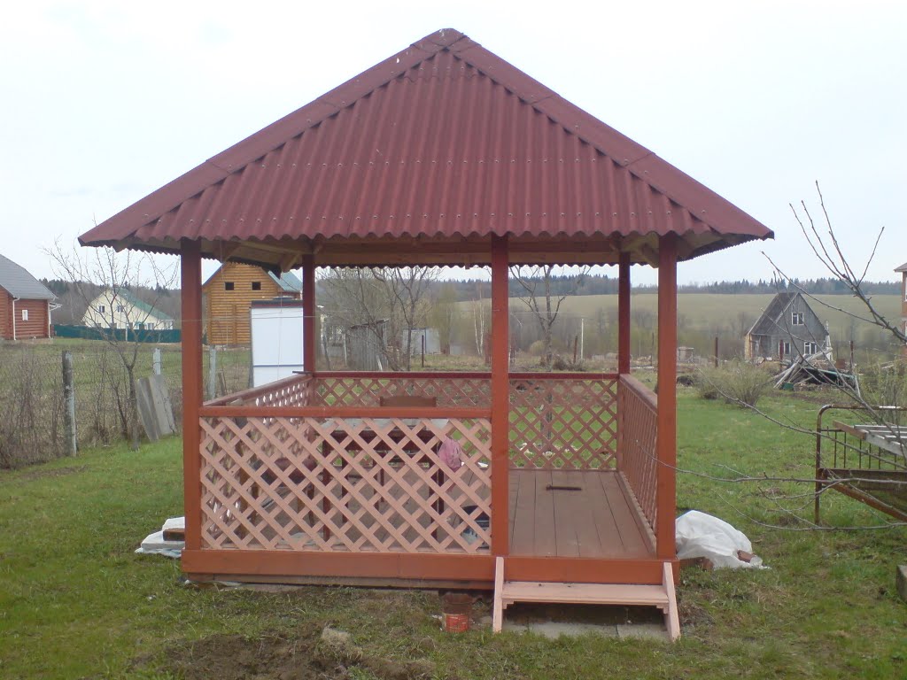 Беседка в деревне фото Беседка в деревне фото