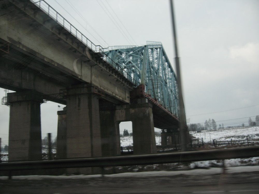 railway bridge, Деденево
