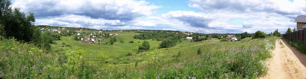 Панорама у деревни Черная, Дедовск