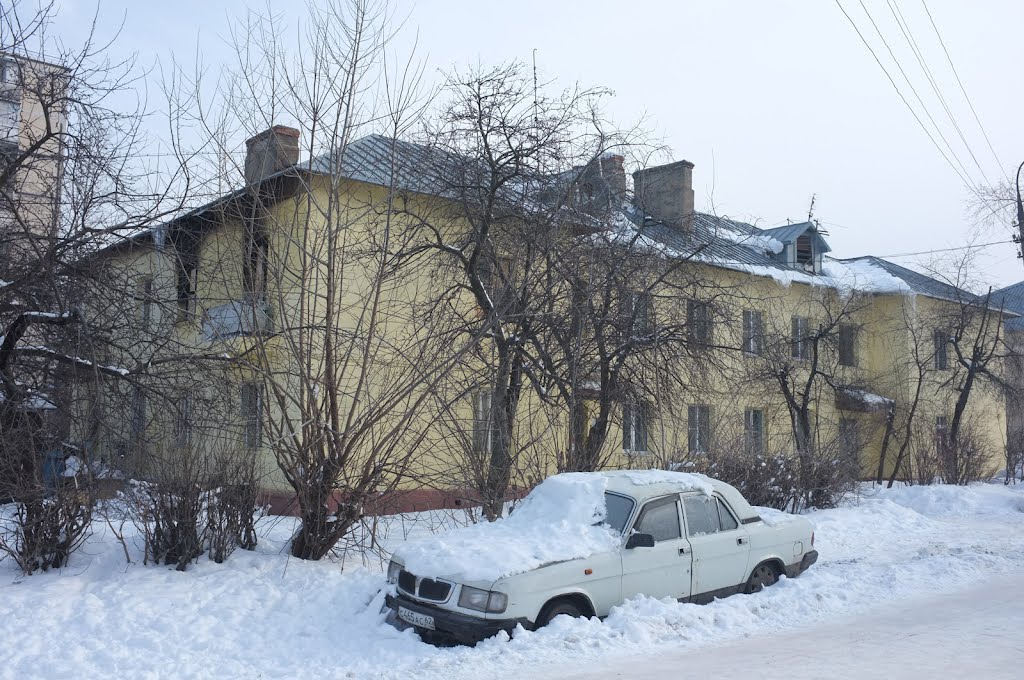 Дедовск. Дом 1950-х годов постройки. Dedovsk. House of the 1950s building, Дедовск