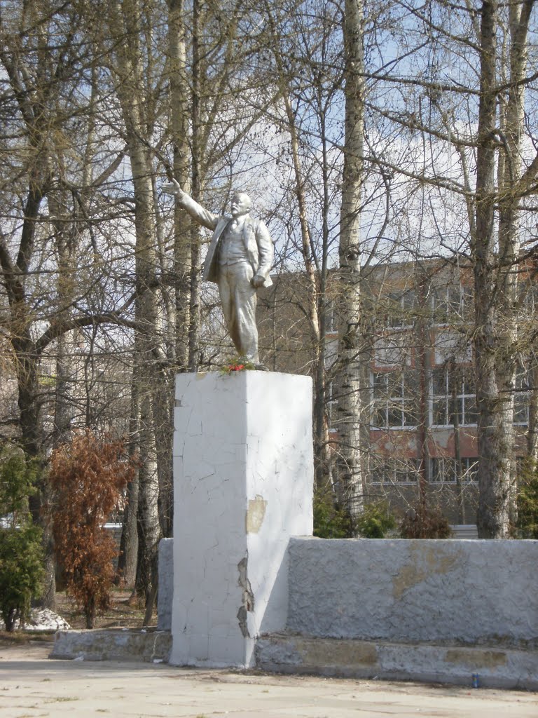 Lenin statue in Drezna, Дрезна