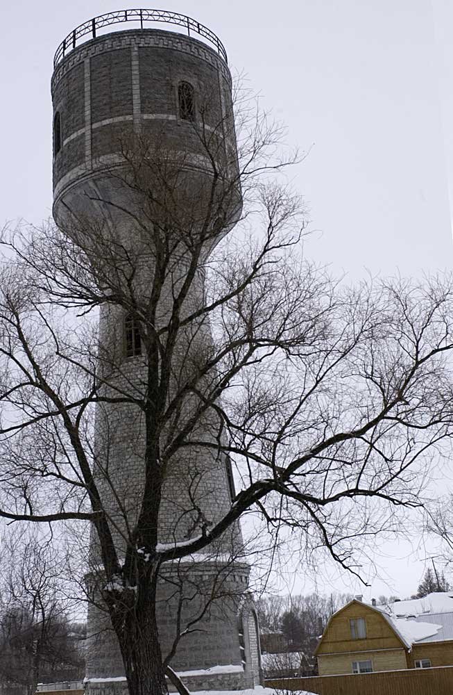 Dresna water tower familiar to everyone, Дрезна
