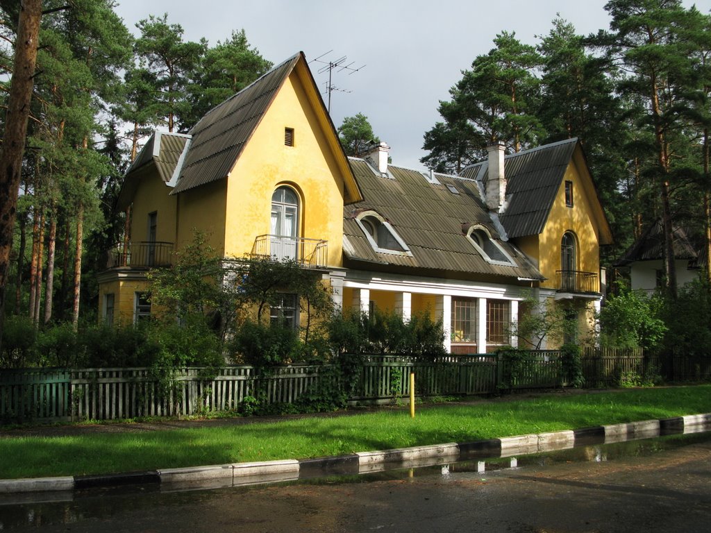 Dubna: House on Internacianalnia st., Дубна