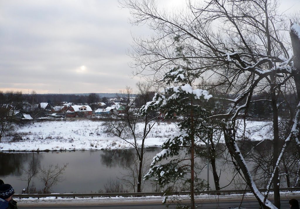 View of Zvenigorod - вид на Звенигород, Звенигород