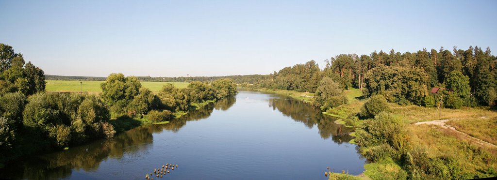Москва-река недалеко от Звенигорда, Звенигород