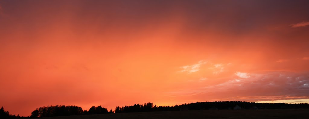 Magical sunset, Istra, panorama, Истра