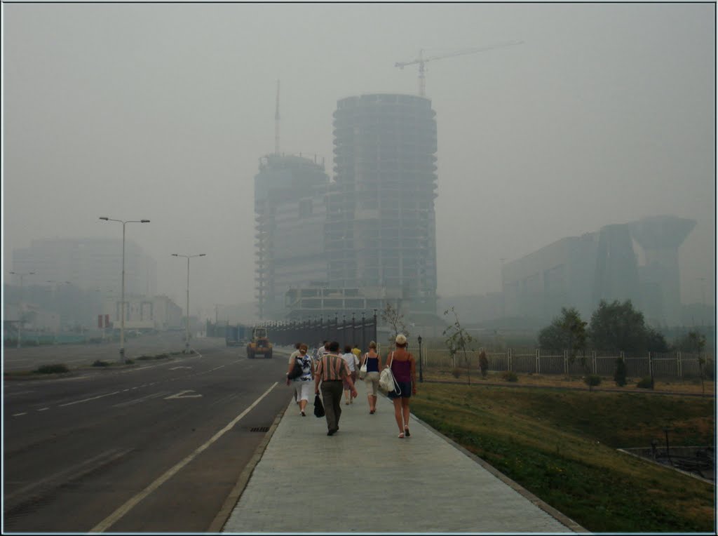 Сквозь смог (Through smog), Калининград