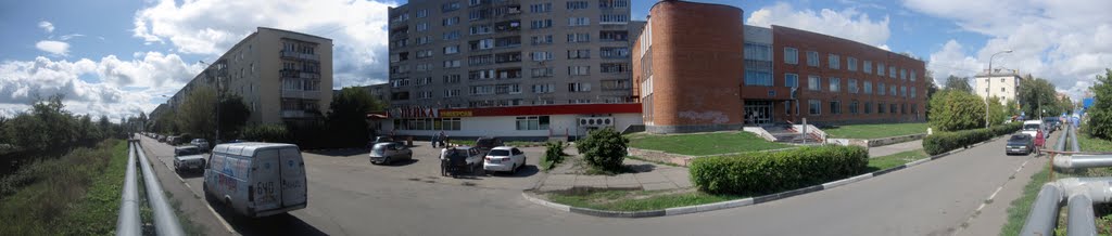 Улица Мичурина. Музыкальная школа. Август 2010, Климовск