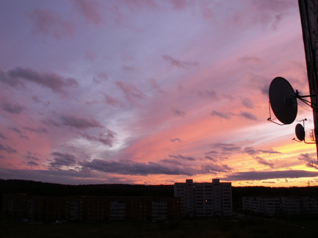 Sunset, poiting south, Краснозаводск