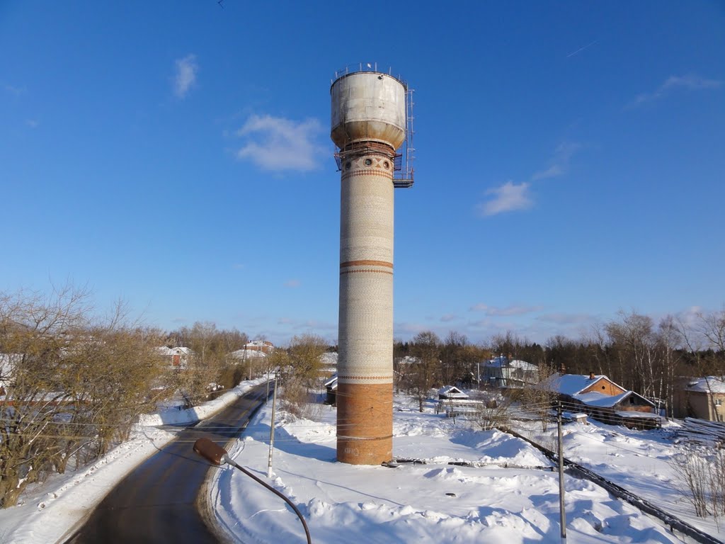 Водонапорная башня в Глебовском, Красный Ткач